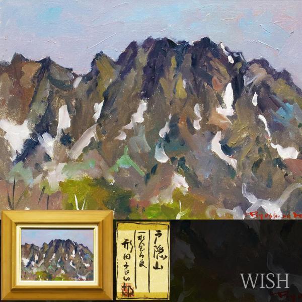 油絵「戸隠山」1959 F6 絵画 油絵「戸隠山」1959 F6 絵画 戸隠山(油絵)の通販 by 銀河's shop｜