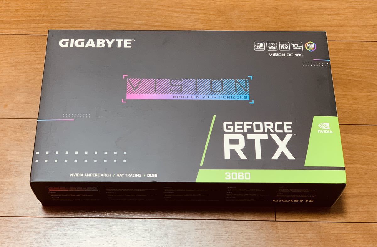【ジャンク】GIGABYTE RTX3080 VISION OC 10G GeForce RTX™ 3080 VISION OC 10G (Rev. 2.0) - GIGABYTE Global