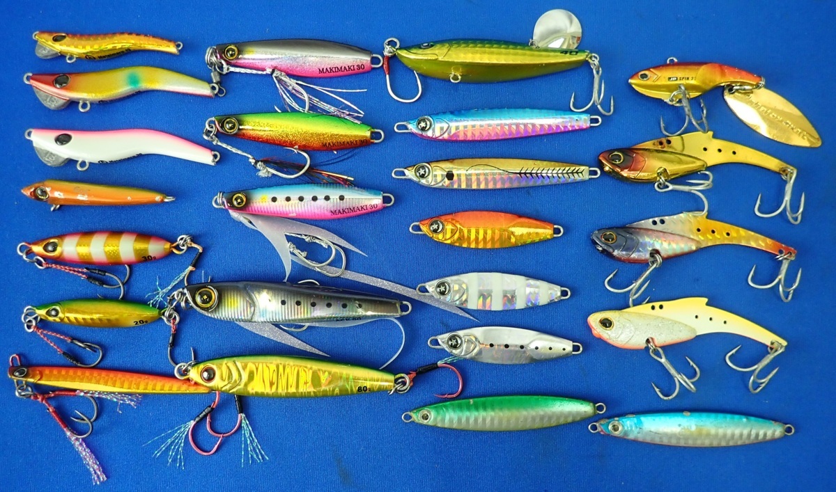 メタルジグ 大量まとめ ブリーデン メタルマル 19 28 ハヤブサ ジャックアイ Makimaki Ace60 ジグパラ Spin メジャークラフト の落札情報詳細 ヤフオク落札価格情報 オークフリー スマートフォン版