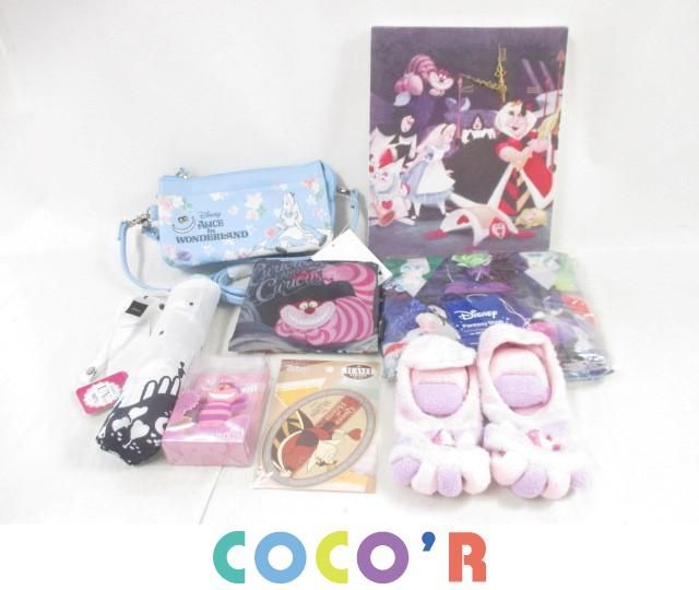 同梱可 中古品 ディズニー ふしぎの国のアリス チェシャ猫 バッグ Usbメモリ 折り畳み傘 等 グッズセット の落札情報詳細 ヤフオク落札価格情報 オークフリー スマートフォン版