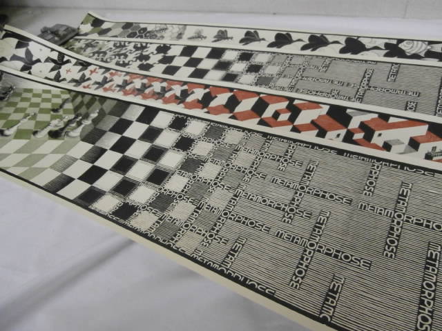 ◎F4 Maurits Cornelis Escher エッシャー メタモルフォーゼ アート