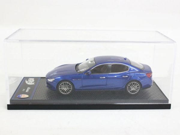 新品】☆○ BBR 1/43 Maserati Ghibli 2013 Blu Emozione Limited 100