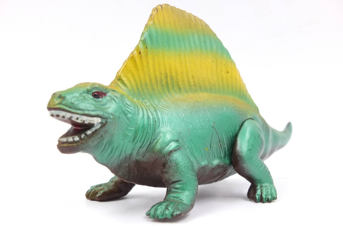 当時物 日本製 JAPAN GREAT.CO.LTD トリケラトプス 硬質 ソフビ