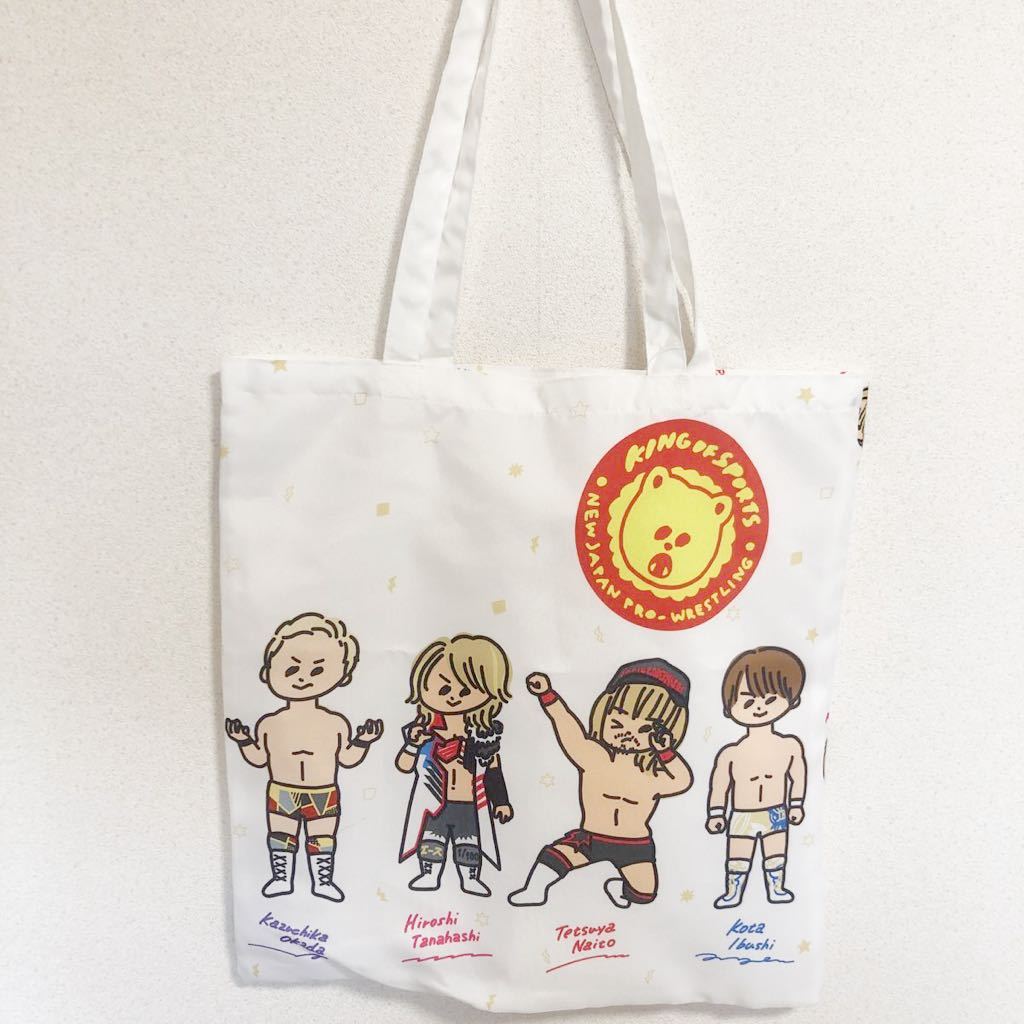 Asoko アソコ 新日本プロレス 棚橋 内藤 オカダ 飯伏 エコバッグ 大 トートバッグ タグ付き の落札情報詳細 ヤフオク落札価格情報 オークフリー スマートフォン版