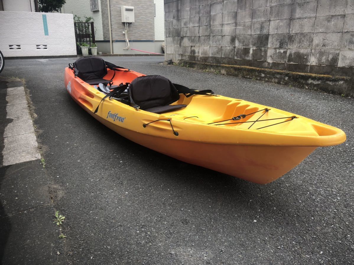 フィールフリー　シットオントップカヤック　2.5人乗り シットオン・トップ・カヤック フィールフリー ニュー・ジェミニ