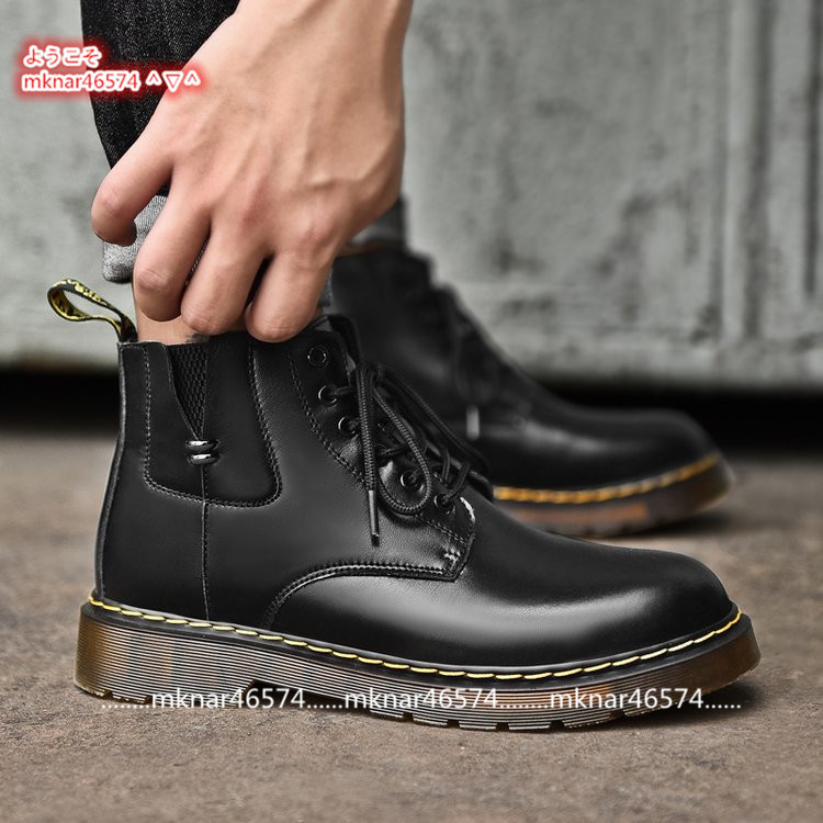 新品 ブーツ メンズ 革靴 レザーシューズ 牛革 ショートパンツ イギリス風 カジュアル ファッション カッコイイ 26 26 5 27cm選択 ブラック の落札情報詳細 ヤフオク落札価格情報 オークフリー スマートフォン版