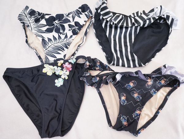 Aimerfeelエメフィール ヤマトヤ他の黒系シックなビキニ水着パンツ ビキニボトム スポーツパンツ4枚まとめてセット 送料198円 の落札情報詳細 ヤフオク落札価格情報 オークフリー スマートフォン版