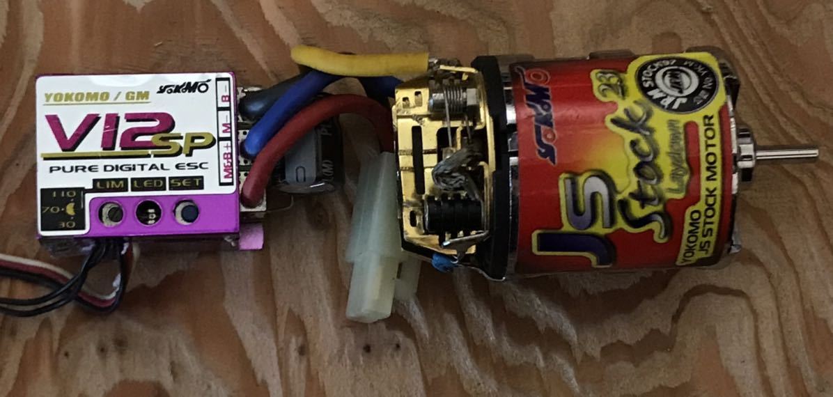 Yokomo / GM V12SP ESC ヨコモ／GM V12アンプ モーター付の落札情報
