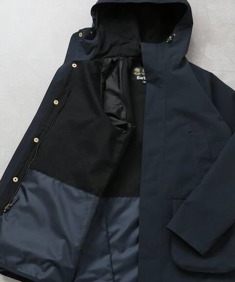 美品】廃盤EDIFICE エディフィス別注 BARBOUR バブアー HOODED BEDALE