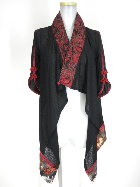 キューティーフラッシュ 着物袖カーディガン 赤 短時間着用 訳アリ  