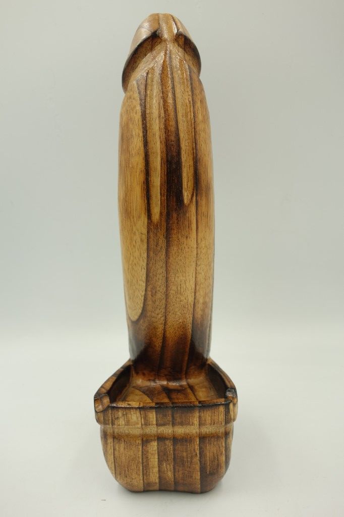 木彫り一刀彫根付アンティーク有名前入り