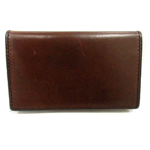 「Hans Oster ハンスオスター」名刺入れ&カードケース（ブラウン：新品） Hans Oster ハンスオスター」名刺入れ&カードケース（ブラウン：新品