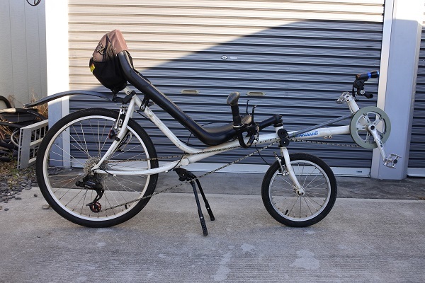 TSUNAMIリカンベント自転車　コンポ、パーツ新品交換 TSUNAMIリカンベント自転車 コンポ、パーツ新品交換