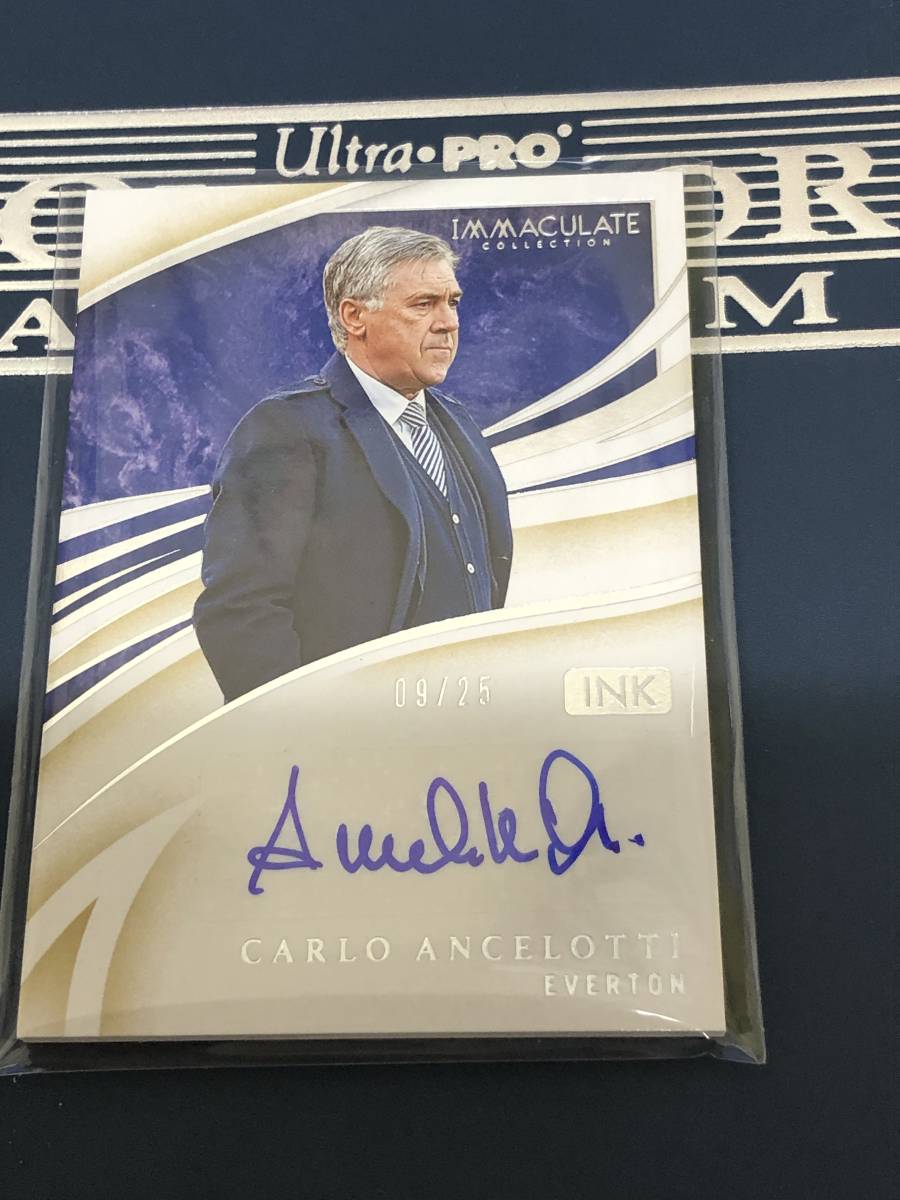 2020 Panini Immaculate Collection Soccer Carlo Ancelotti Ink 直筆 