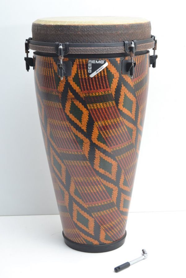 【中古】P320Q67Z Remo Ashiko Arthur Hull★アシーコ★楽器★打楽器★希少★コレクション★チューニングキー付き の