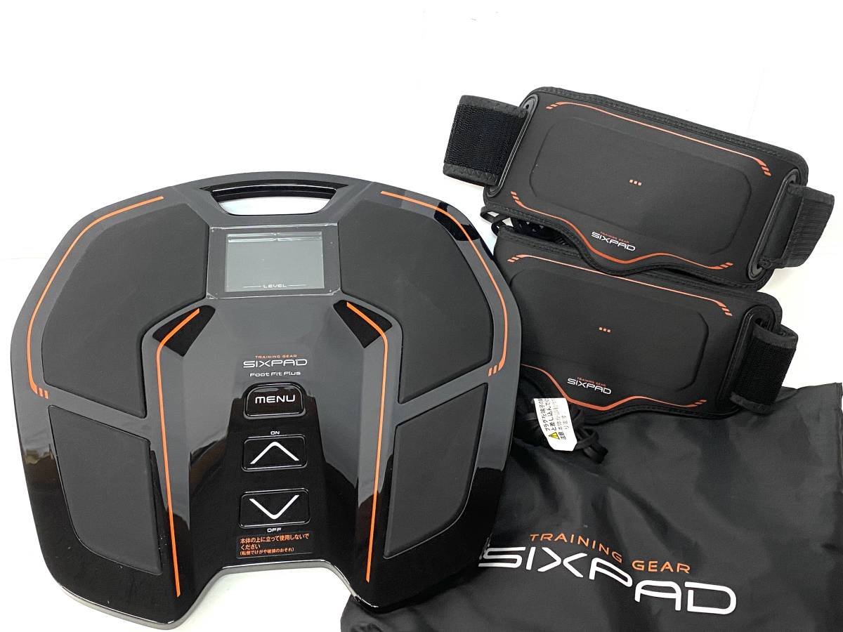 TRAINING GEAR 】SIXPAD Foot Fit Plus 1円～ MTG SixPad Foot Fit 