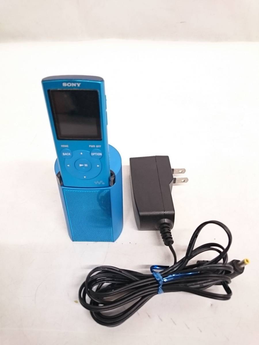 未使用】SONY ウォークマン NW-S315 ブルー スピーカー 16GB