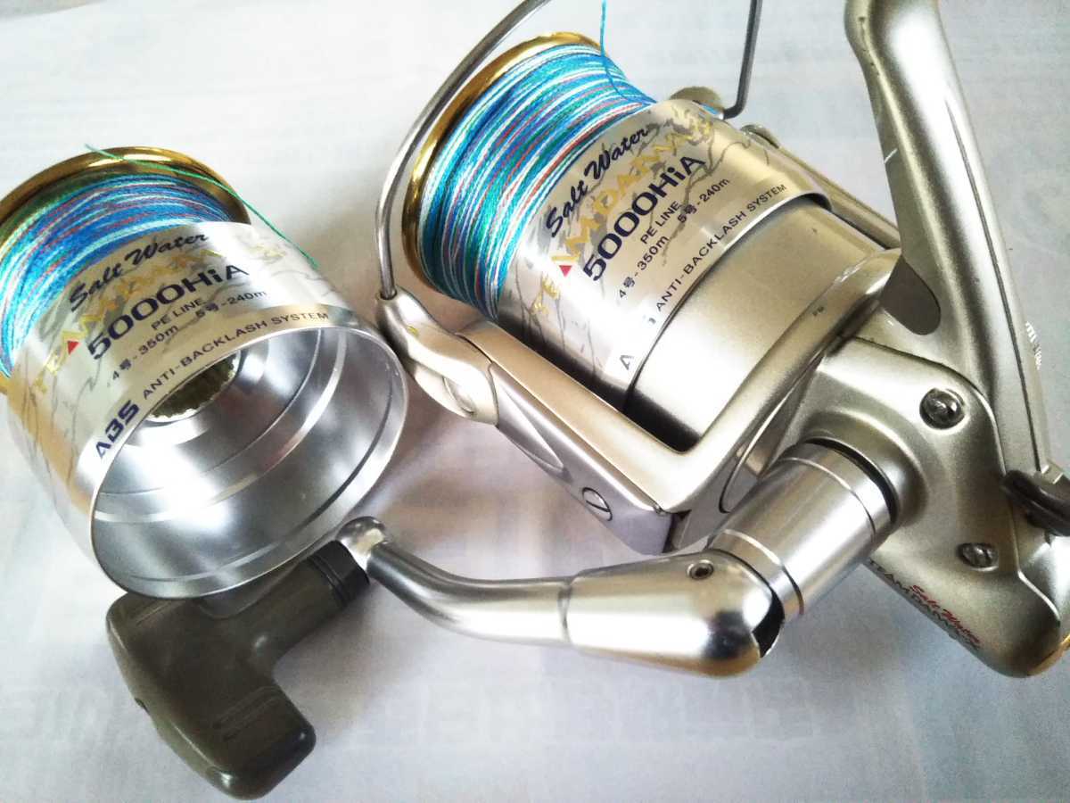 チームダイワXソルトウォーター 5000HiA スペアスプール付き