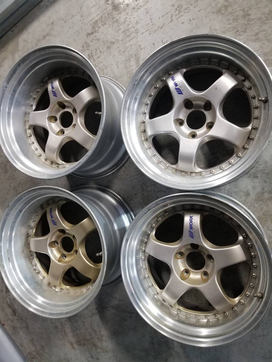 ワーク マイスター S1 3P 18インチ 深リム WORK MEISTER 10J 12Jの落札