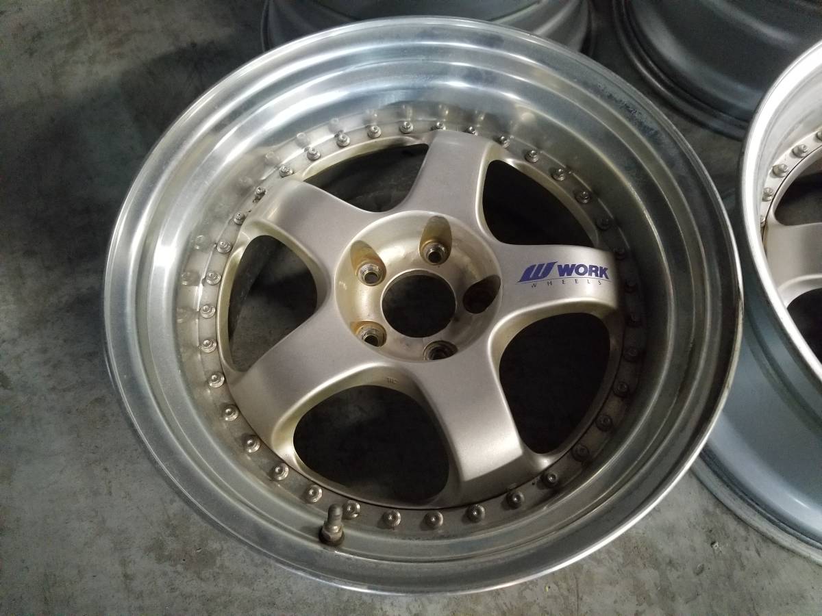 ワーク マイスター S1 3P 18インチ 深リム WORK MEISTER 10J 12Jの落札