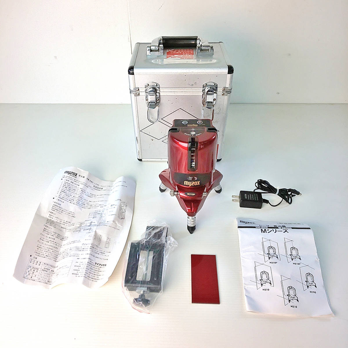 USED】myzox マイゾックス 測定王 レーザー墨出し器 M310P 測量 測定器