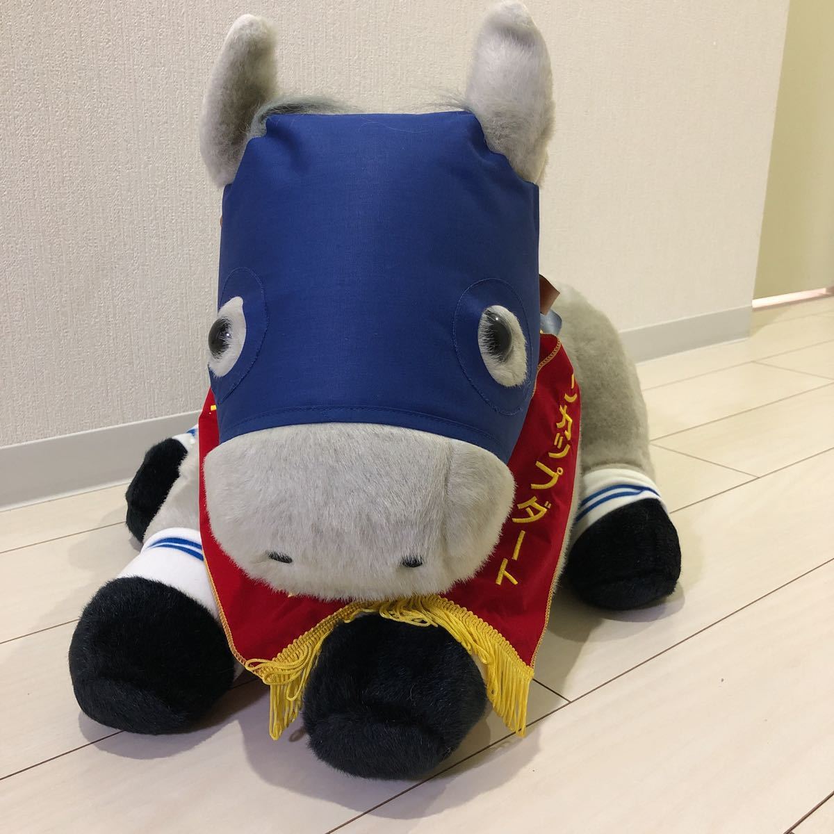 貴重 競馬ぬいぐるみ クロフネ 2Lサイズ 美品の落札情報詳細 - Yahoo