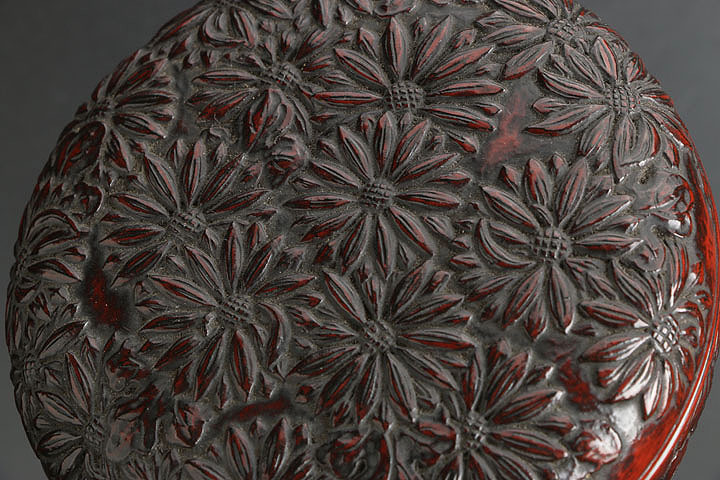 Uq281 時代物 鎌倉彫菊尽文蓋物 鎌倉彫合子 鎌倉彫花尽文小盆 鎌倉彫小盆 菓子器 二点 根来 の落札情報詳細 ヤフオク落札価格情報 オークフリー スマートフォン版