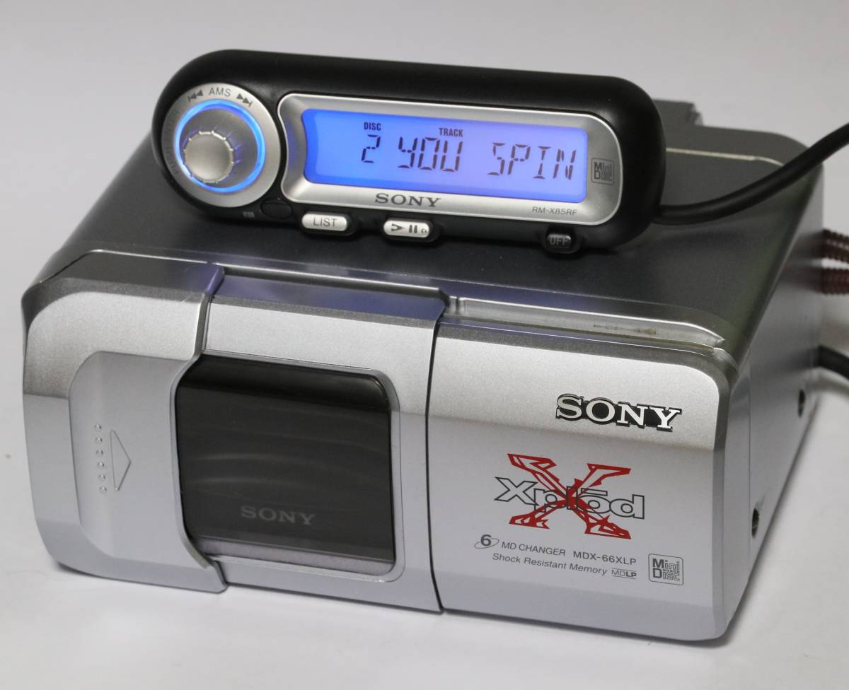 SONY MDX-66XLPRF MDLP対応 FM飛ばし6連奏MDチェンジャー 中古の落札