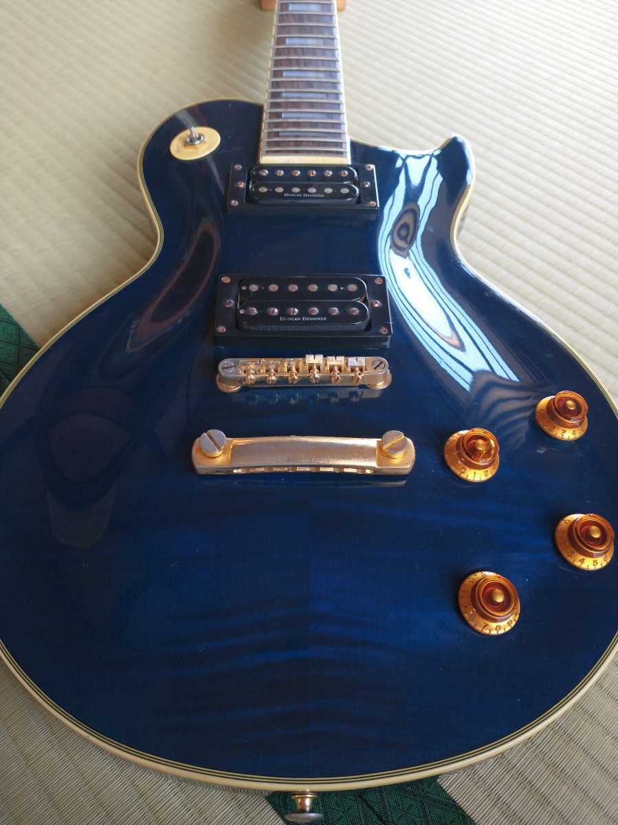 1円スタート】Aria Pro II PE-DLX 韓国製 エレキギター レスポール