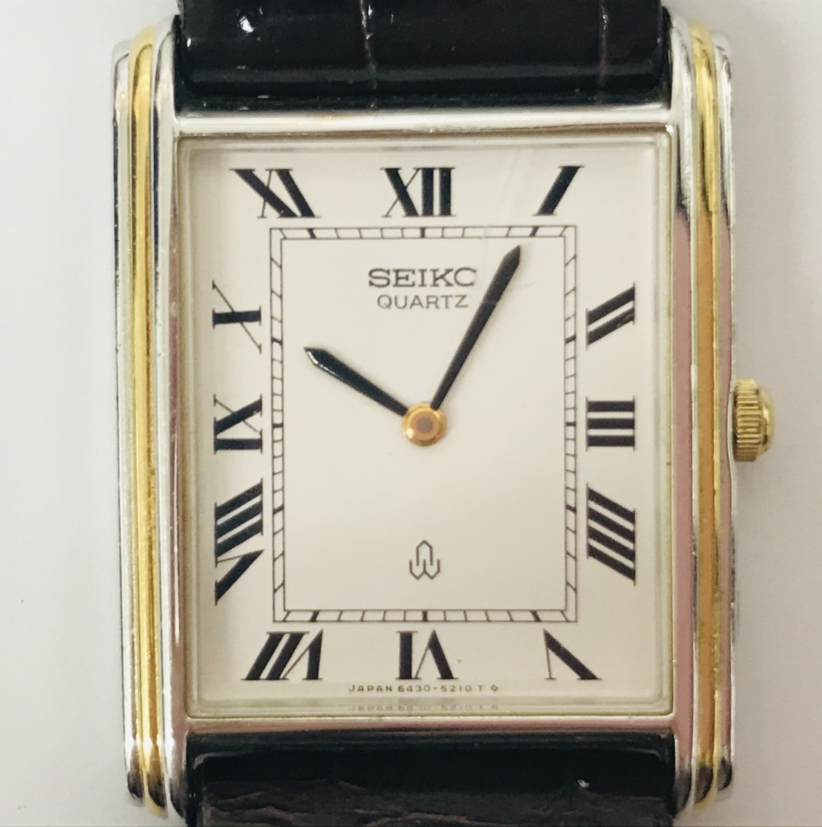 SEIKO 6430-5110 クォーツ セイコー/SEIKO ドルチェ 6430-5110 革 クォーツ メンズ 腕時計 電池