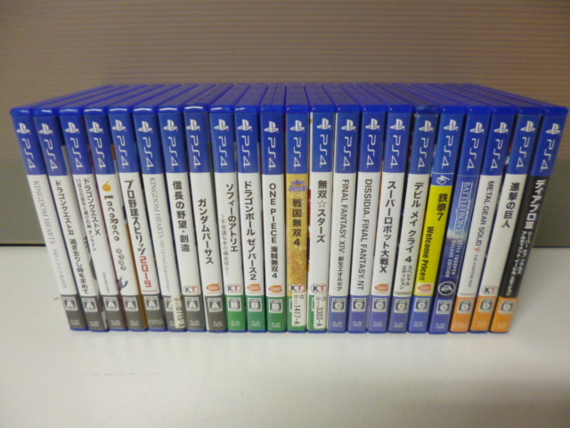ジャンク プレステ4 ソフト22本 ドラクエ 戦国無双4 ワンピース ドラゴンボール 鉄拳7 進撃の巨人 無双 スターズ ロコロコ Ps4 の落札情報詳細 ヤフオク落札価格情報 オークフリー スマートフォン版