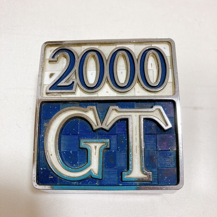 ハコスカ 2000GT エンブレム 希少 当時物 ハコスカ当時物エンブレム