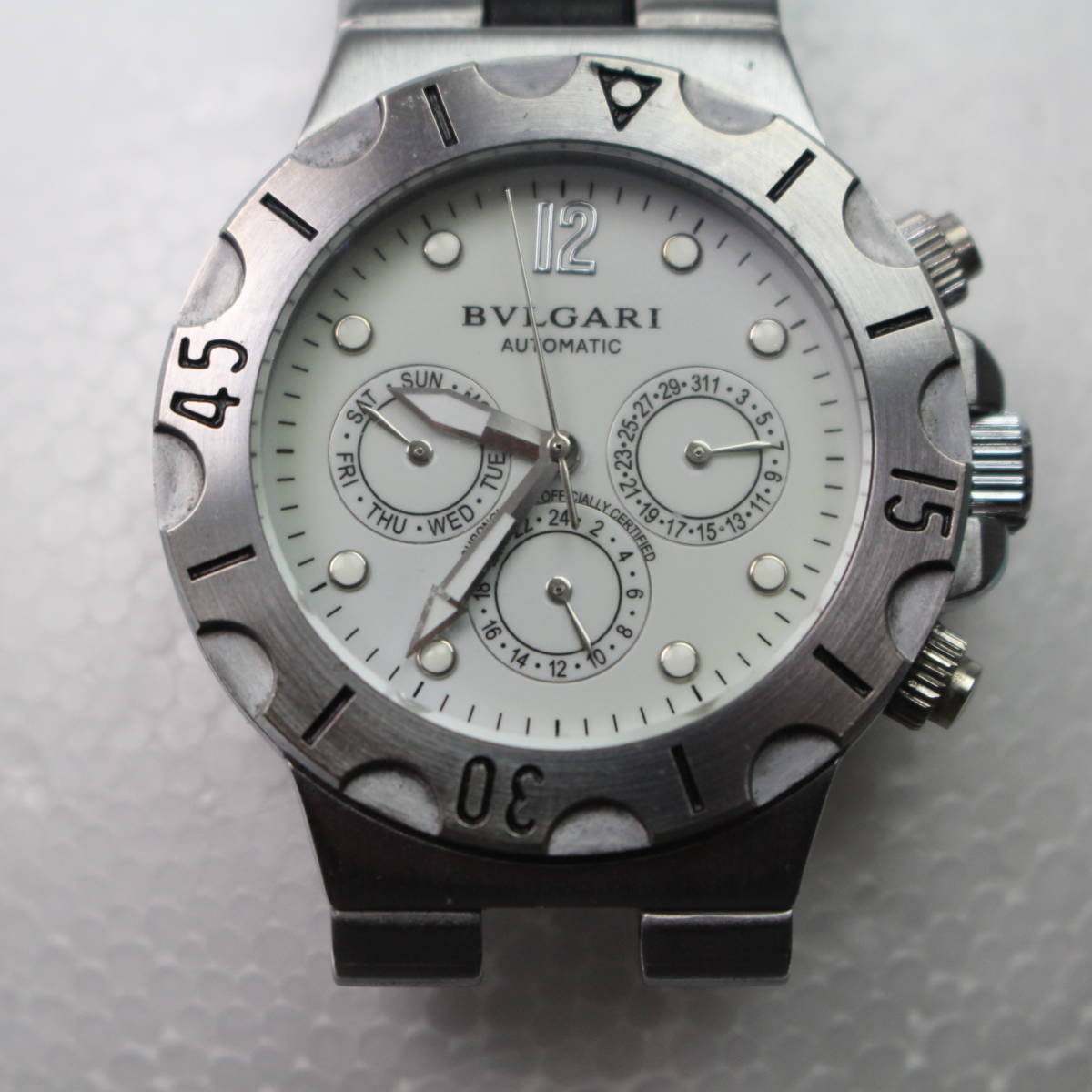 t684) BVLGARI ブルガリ オートマチック SD38S L2161 SCUBA スクーバ