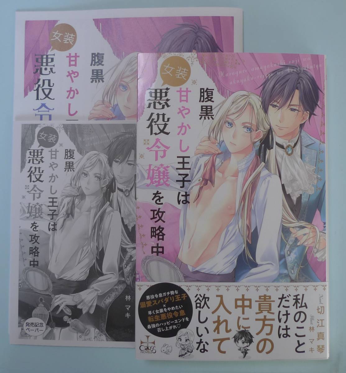 腹黒甘やかし王子は女装悪役令嬢を攻略中 切江真琴 林マキ 小冊子 ペーパー付 の落札情報詳細 ヤフオク落札価格情報 オークフリー スマートフォン版