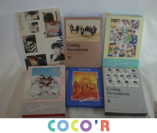【同梱可】中古品 韓流 SEVENTEEN BOYSBE Going Seventeen LOVE＆LETTER CD トレカ 7枚 等 ...