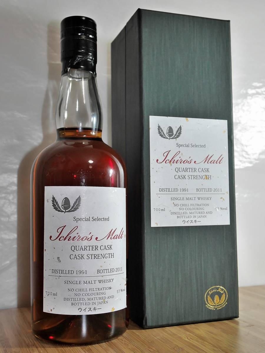 イチローズモルト 1991羽生クォーターカスク22年高島屋限定150本