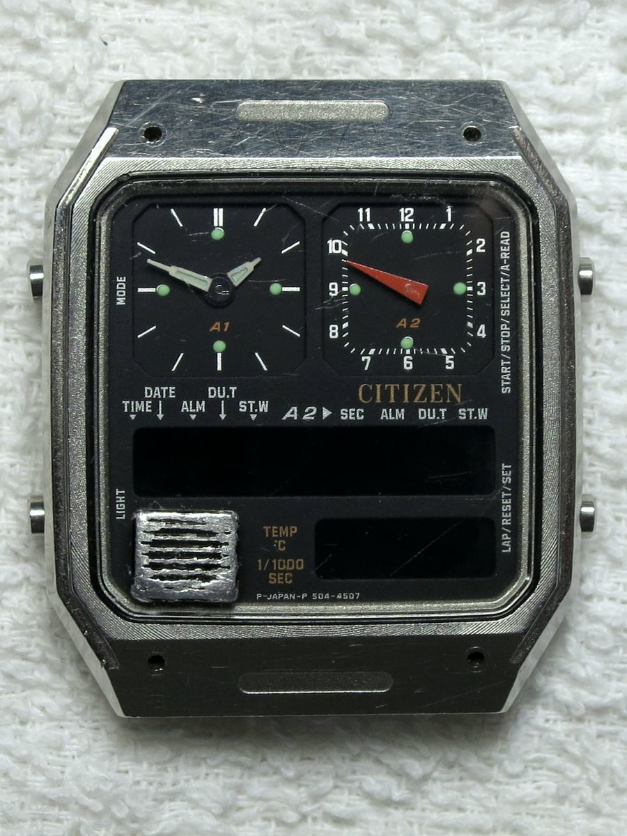 CITIZEN 8981-084535 K サーモセンサー 腕時計 ジャンク CITIZEN 8981