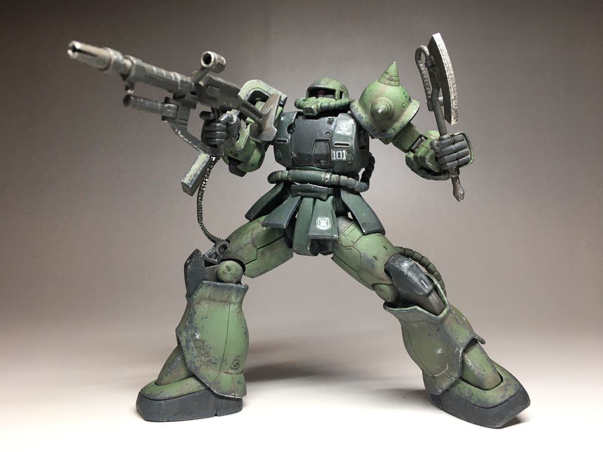 MS-06C-6 ザクⅡ C-6/R6型 HG 1/144 「塗装済み完成品」機動戦士