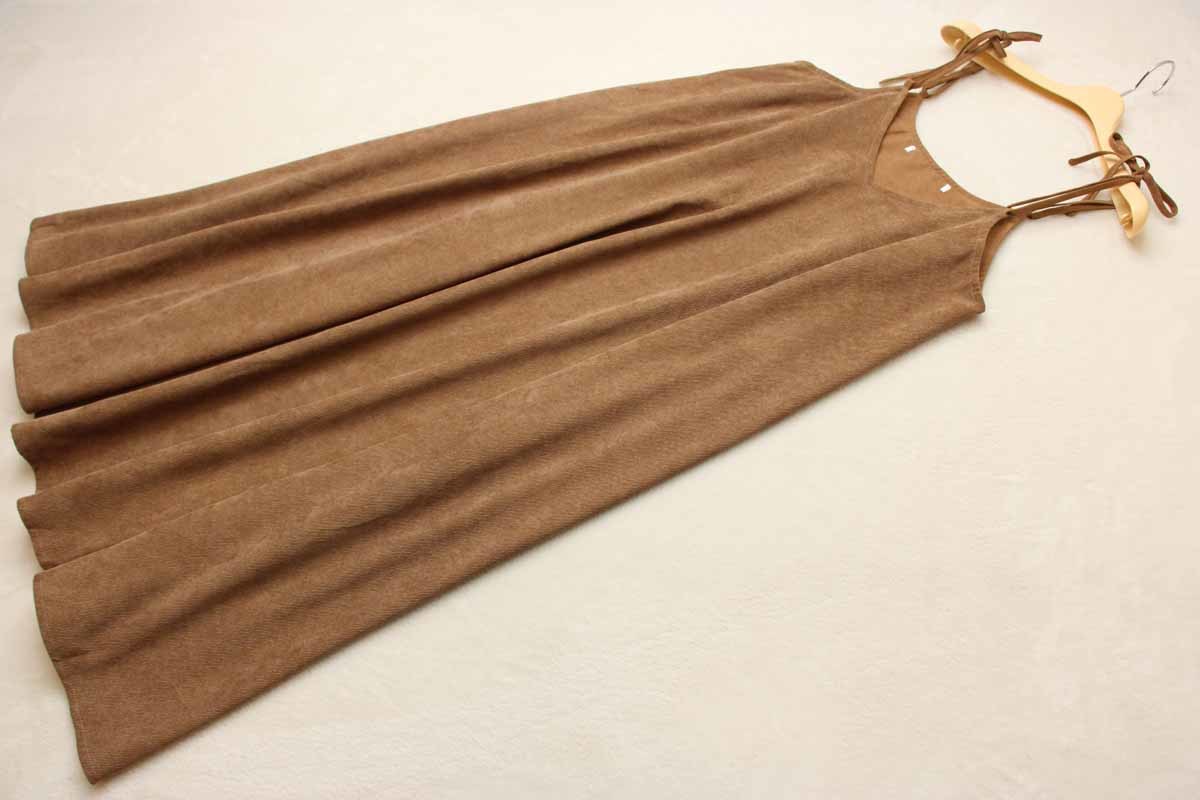 新品 3 756 新品 コーデュロイキャミワンピース の落札情報詳細 ヤフオク落札価格情報 オークフリー スマートフォン版