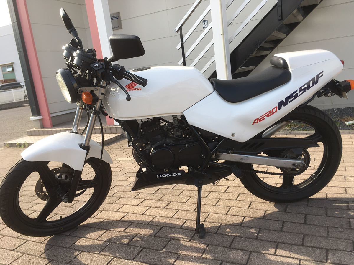 動画有り NS-50F 実動車 タイヤ新品 チェーン交換