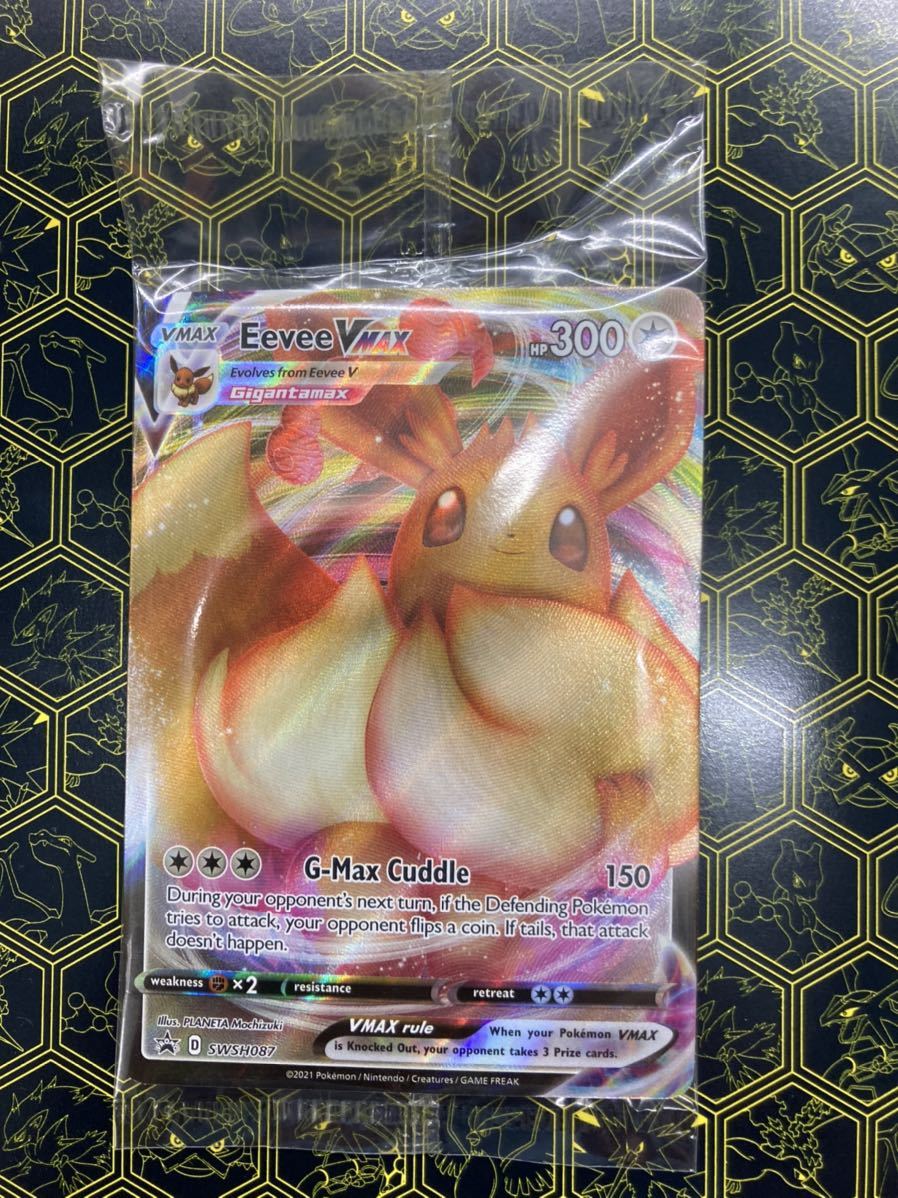 新品 ポケモンカード 海外 英語版 プロモ イーブイvmax フルアート 未開封 Swsh087 の落札情報詳細 ヤフオク落札価格情報 オークフリー スマートフォン版