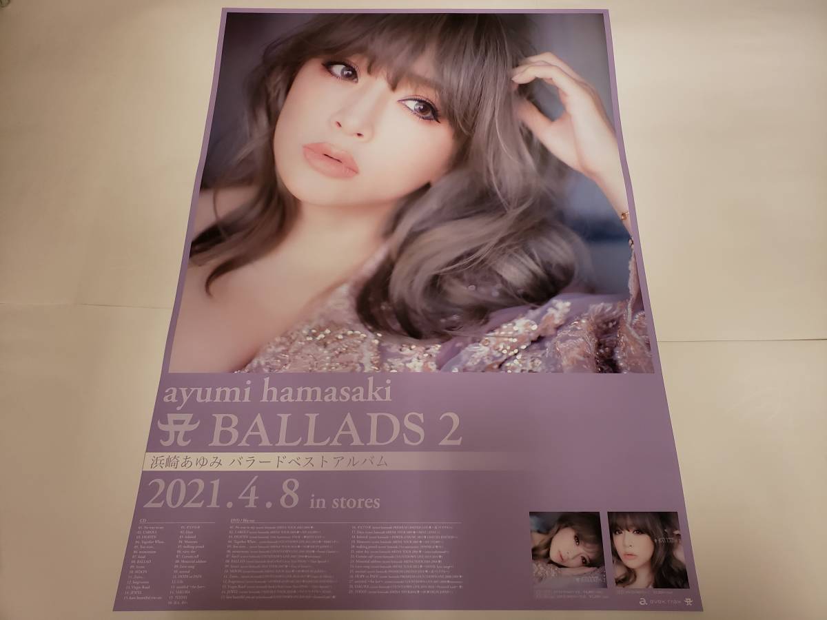 新品】【浜崎あゆみ】A BALLADS 2 最新告知ポスターの落札情報詳細