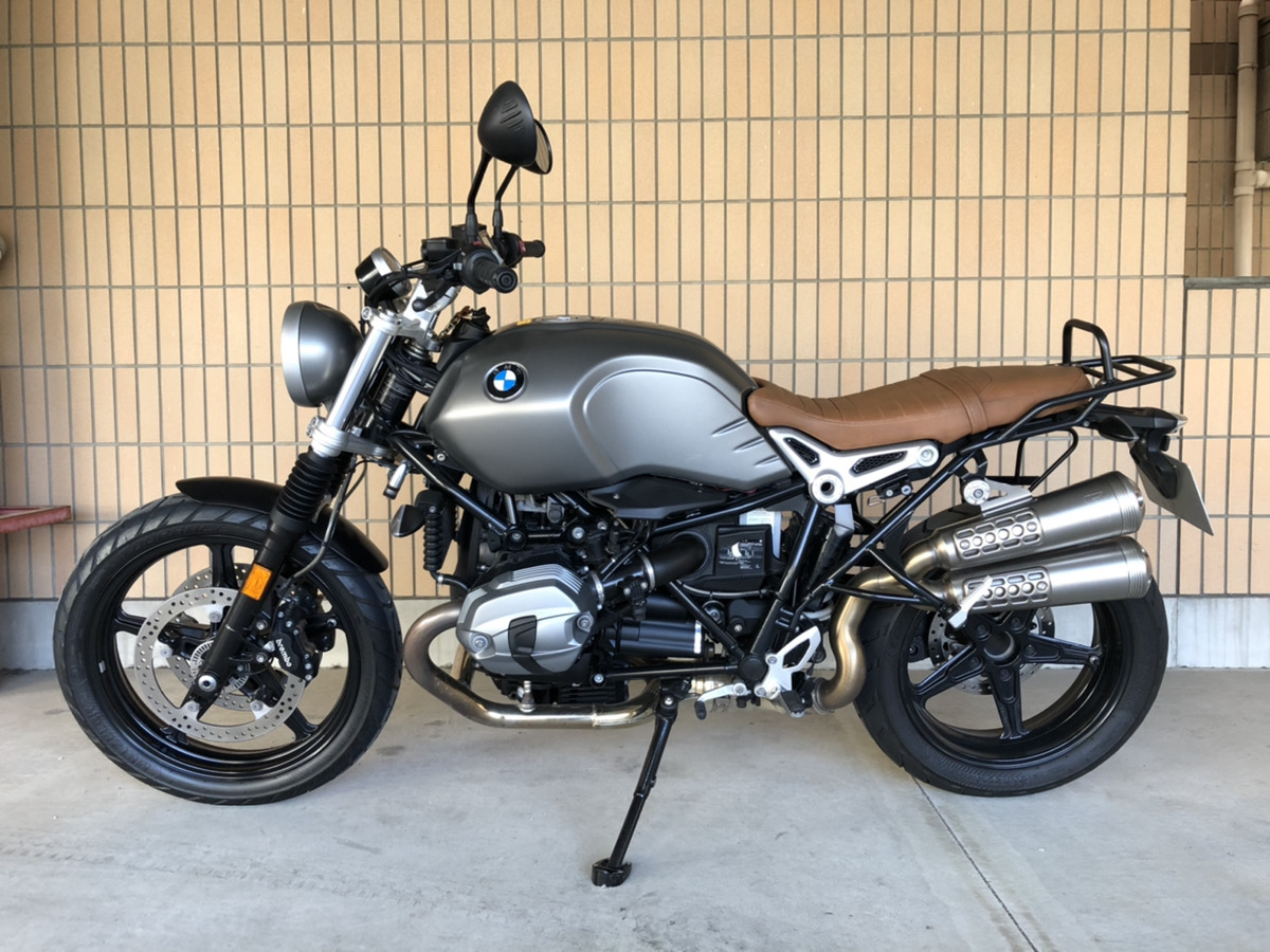 bmwRnineTスクランブラー2021純正サスペンション走行距離1050km