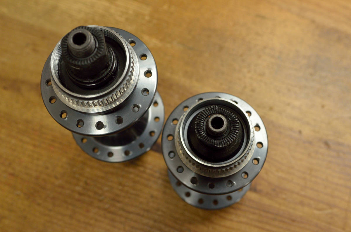 SHIMANO FH-M6000 HB-M6000 ハブセット シルバー32h