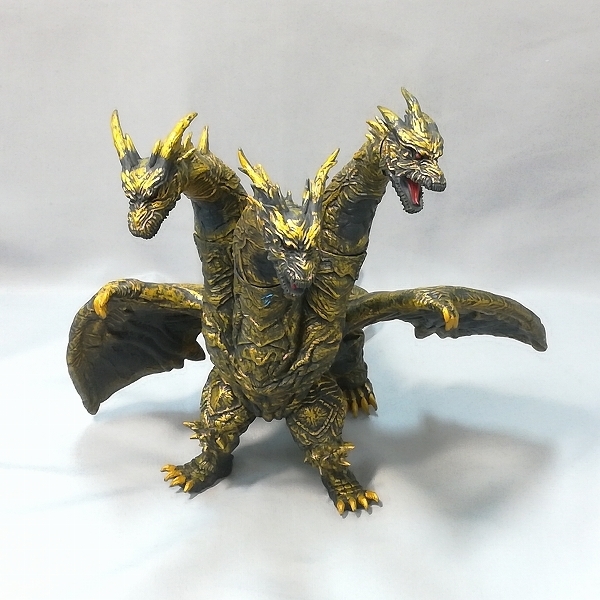ムービーモンスターシリーズ カイザーギドラ ソフビ ゴジラ タグ付き