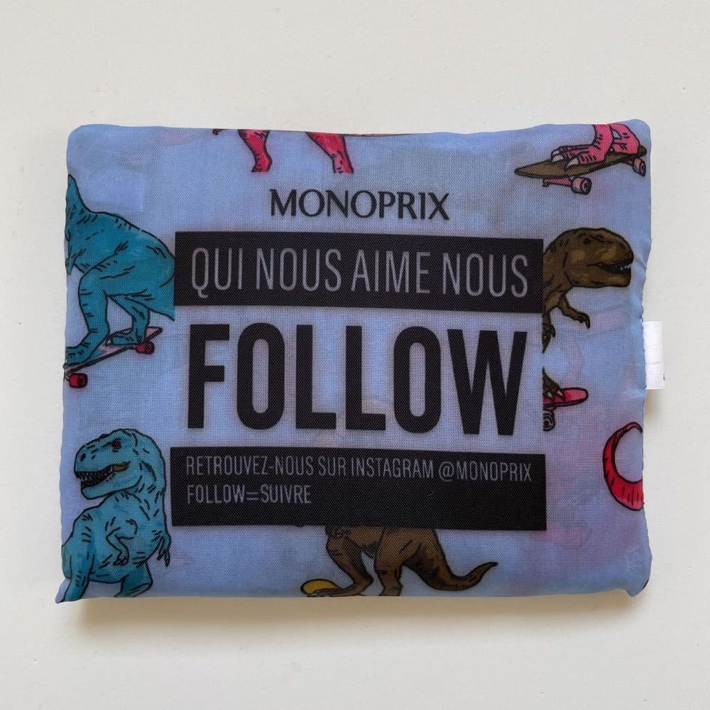 女性が喜ぶ♪ Monoprix モノプリ エコバッグ 恐竜 ecousarecycling.com