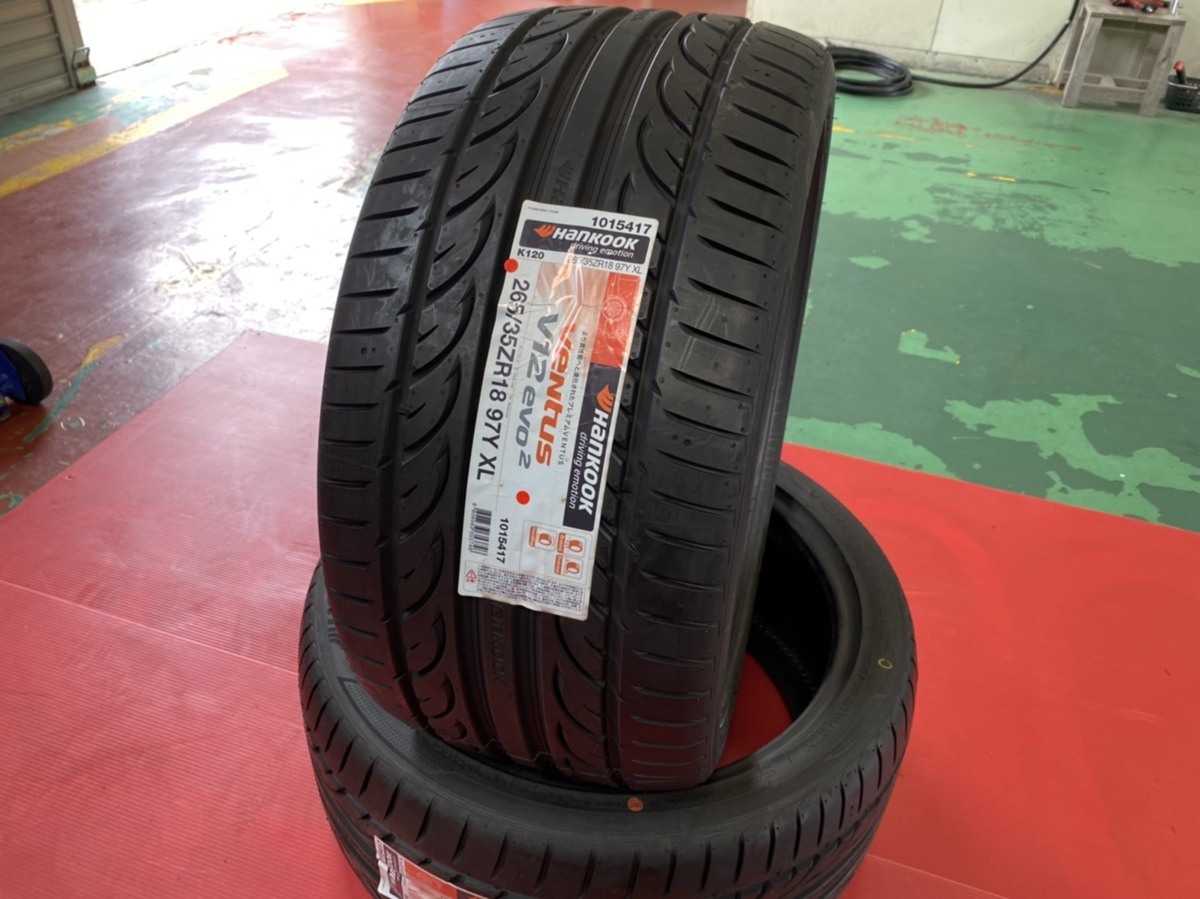 新品 新古品タイヤ値下げ 265 35zr18 97y Xl ハンコック Ventus V12 Evo2 K1 2本セット 未使用19年製 大特価 の落札情報詳細 ヤフオク落札価格情報 オークフリー スマートフォン版