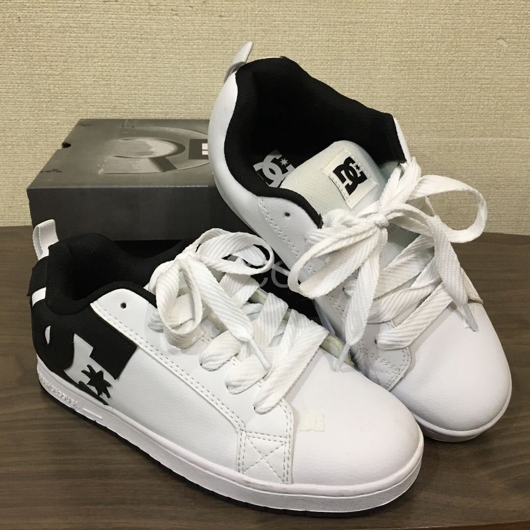 ほぼ新品同様 Dcスニーカー 白 ディーシーシューズ26 5cm メンズ 検索スケボー横乗り波待ちスケシュー の落札情報詳細 ヤフオク落札価格情報 オークフリー スマートフォン版