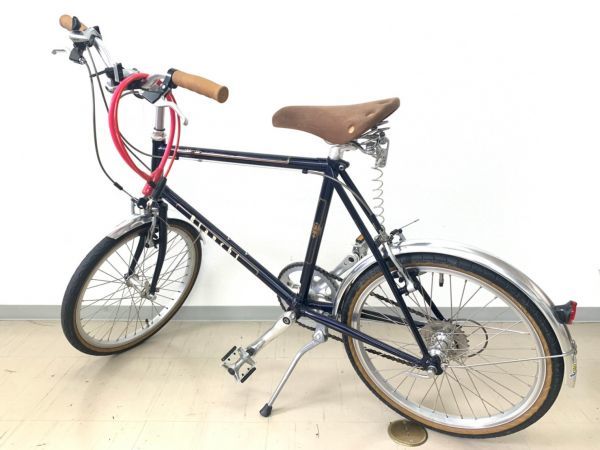 Bianchi MERLO ビアンキ メルロー 水色 小径車 バスケット付き 【希少