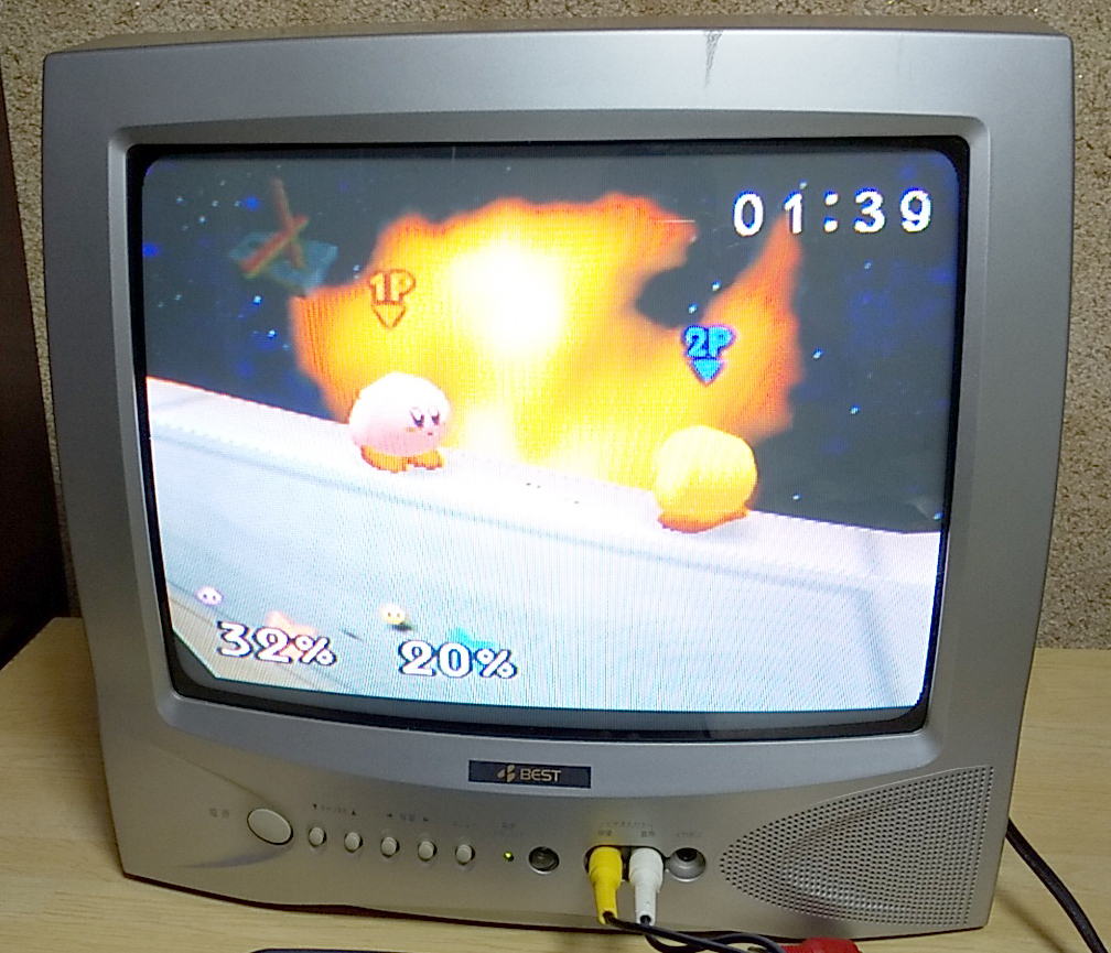 187□BEST/ベスト電器 D14MO2 14型カラーテレビ ブラウン管テレビの